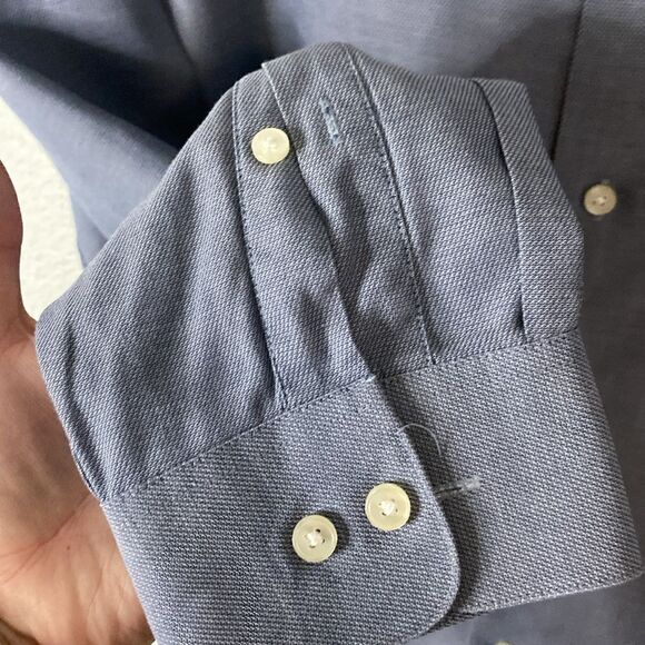 Calvin Klein- 100% cotton grey formal dress shirt -size XL - Picture 5 of 6